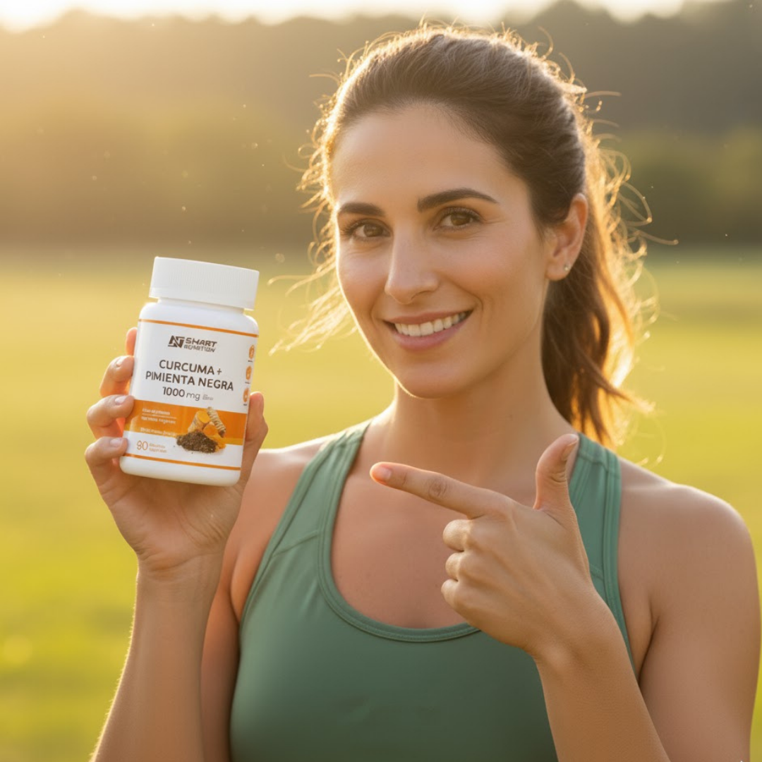 Cúrcuma + Pimienta Negra 1000mg - 90 cápsulas vegetales | Smart Nutrition SmartNutrition