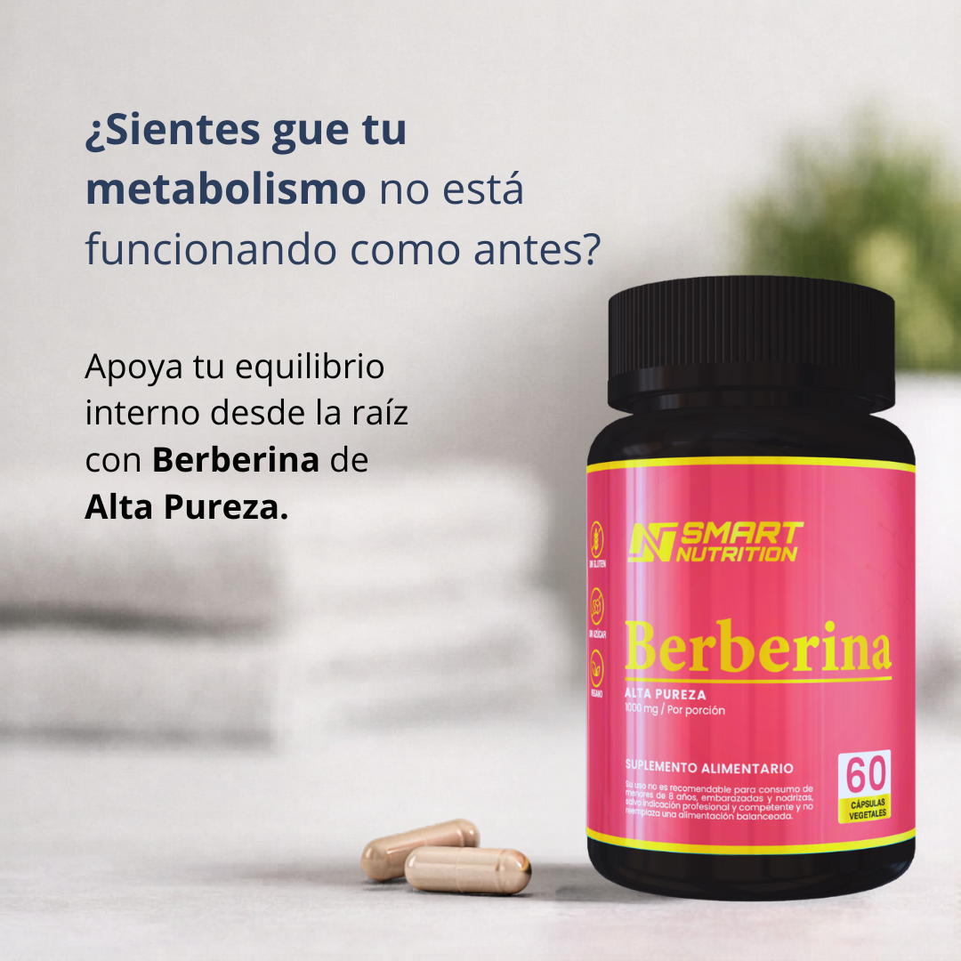 Berberina 1000 mg – Alta Pureza SmartNutrition
