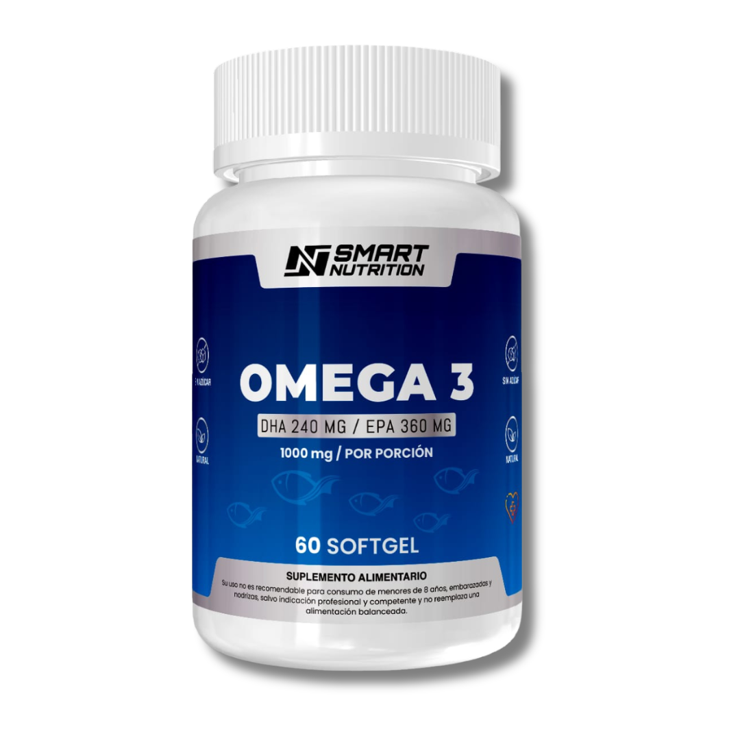 Omega3 - Aceite De Pescado 2000g(360Epa Y 240Dha) - Certificado SmartNutrition