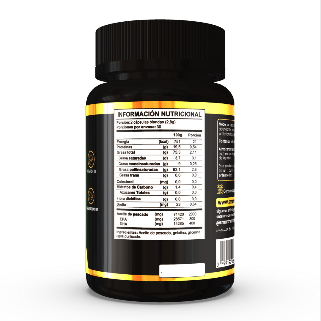 Omega-3 Ultra Concentrado EPA+DHA (800/400) – 60 Softgel SmartNutrition