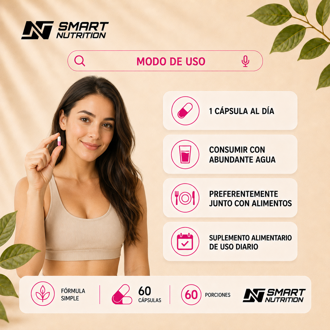 Biotina + Colágeno Hidrolizado + Vitamina C SmartNutrition