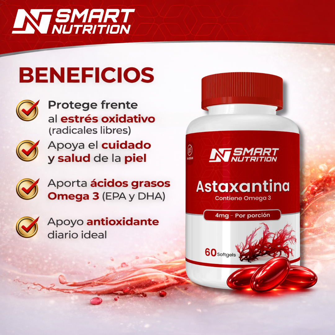 Astaxantina – Antioxidante Natural SmartNutrition
