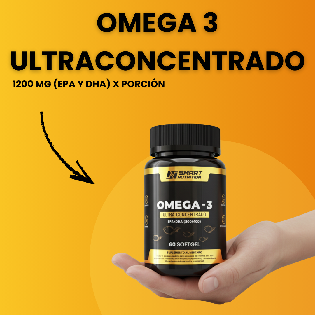 Omega-3 Ultra Concentrado EPA+DHA (800/400) – 60 Softgel SmartNutrition