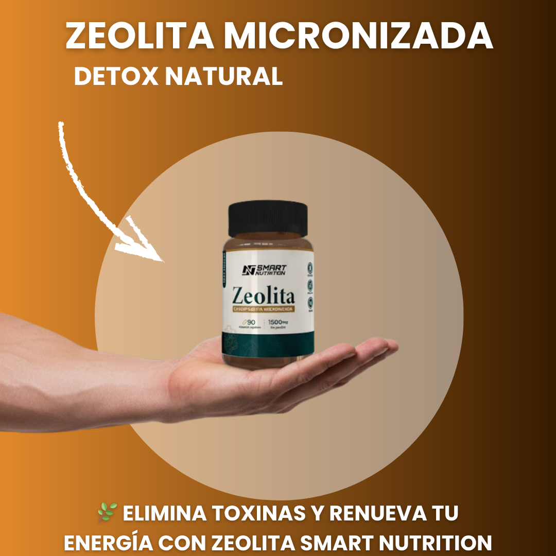 Zeolita Micronizada 1500mg – Detox Natural | Smart Nutrition SmartNutrition