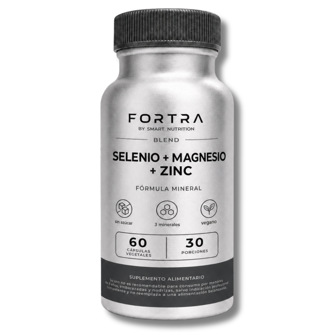 Complejo Mineral Selenio + Magnesio + Zinc SmartNutrition