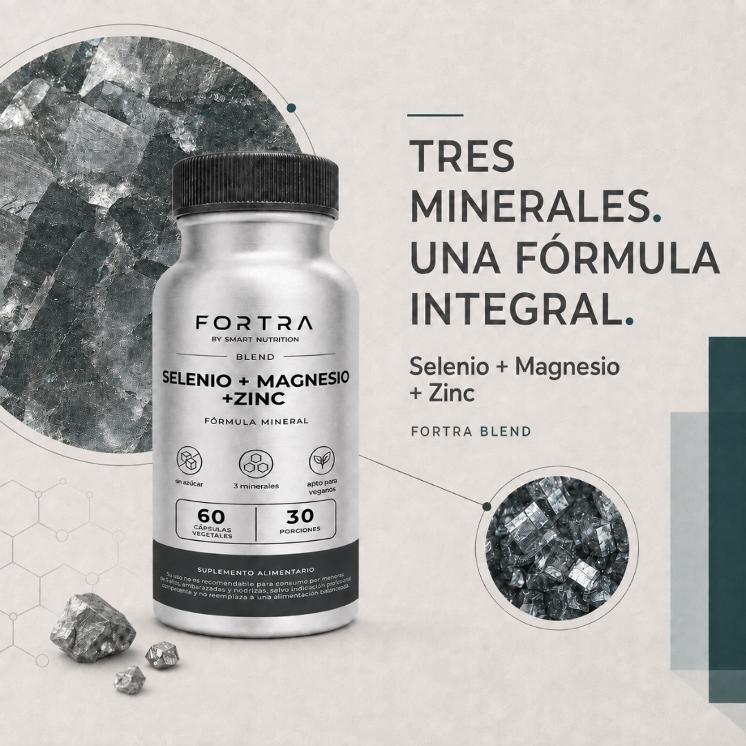Complejo Mineral Selenio + Magnesio + Zinc SmartNutrition