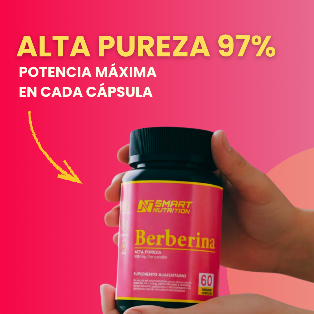 Berberina 1000 mg – Alta Pureza - 60 cáps SmartNutrition