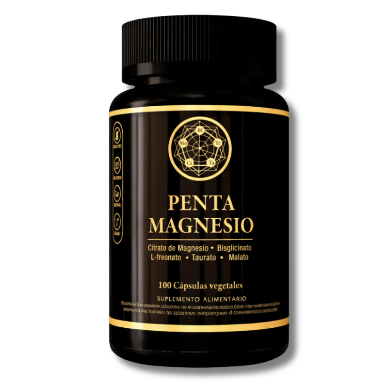 Penta Magnesio 5 Formas – Citrato, Bisglicinato, Treonato, Taurato y Malato SmartNutrition