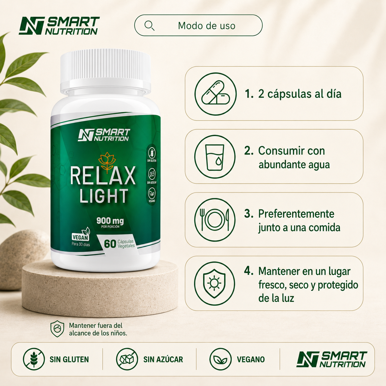 Ashwagandha 900 mg – Relax SmartNutrition