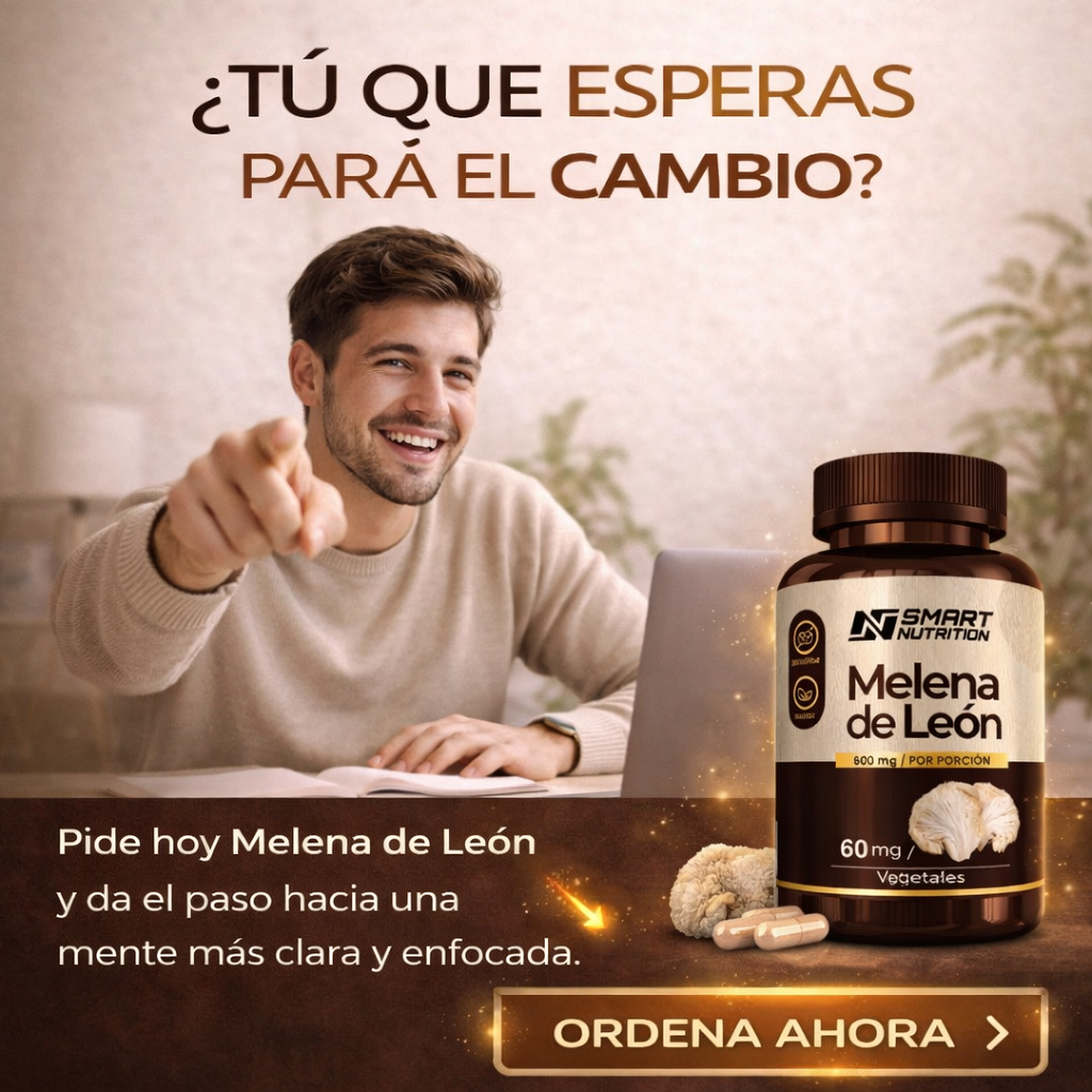 Melena de León 600 mg (Hericium erinaceus) SmartNutrition