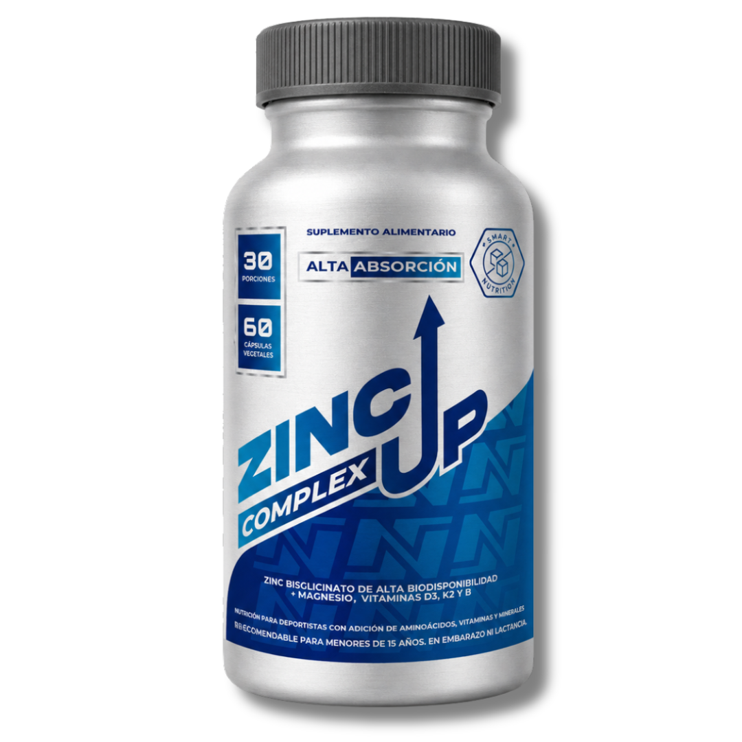Zinc Up Complex Alta Absorción – Zinc, Magnesio, Arginina y Vitaminas SmartNutrition