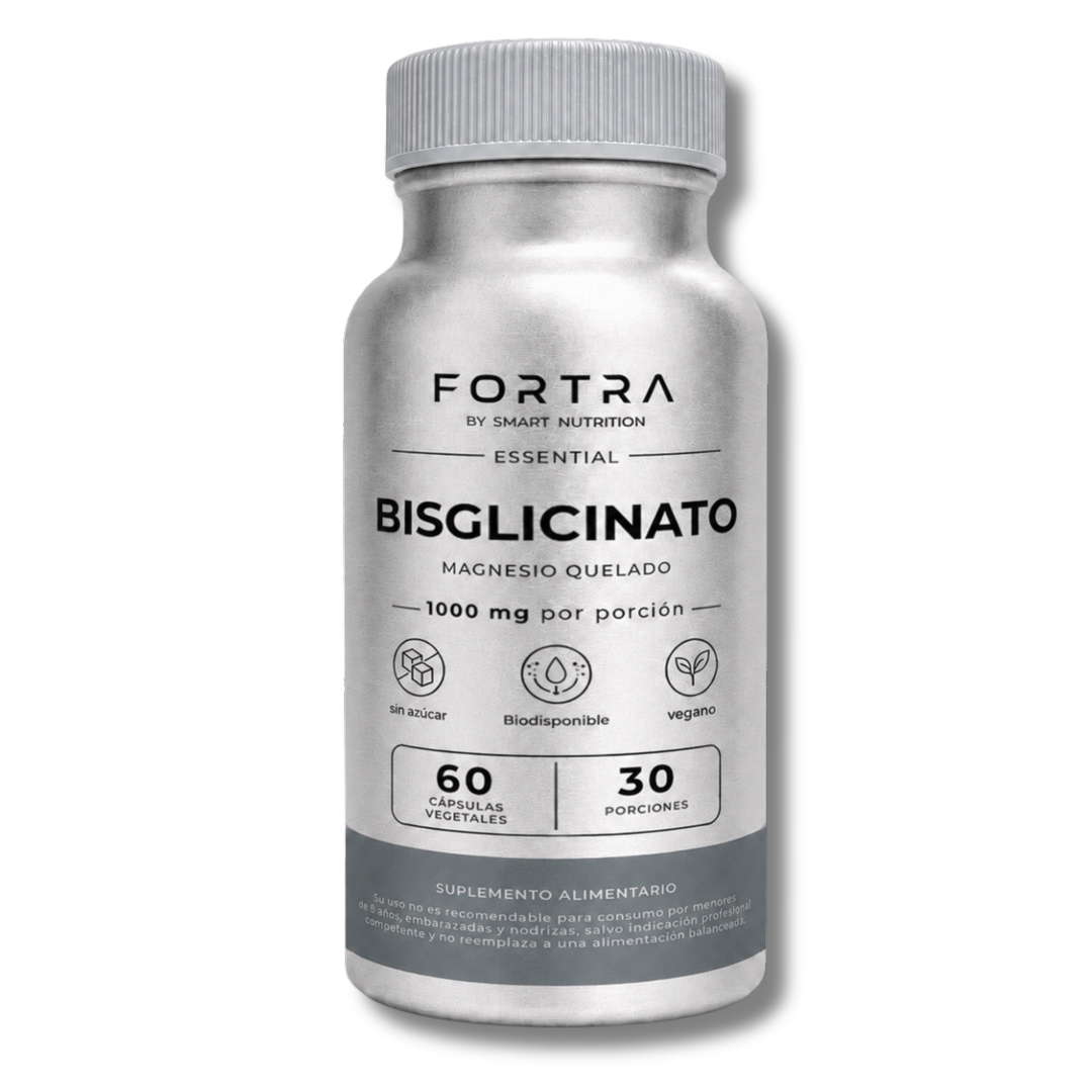 Bisglicinato de Magnesio 1000mg - Alta Absorción - Fortra Fortra