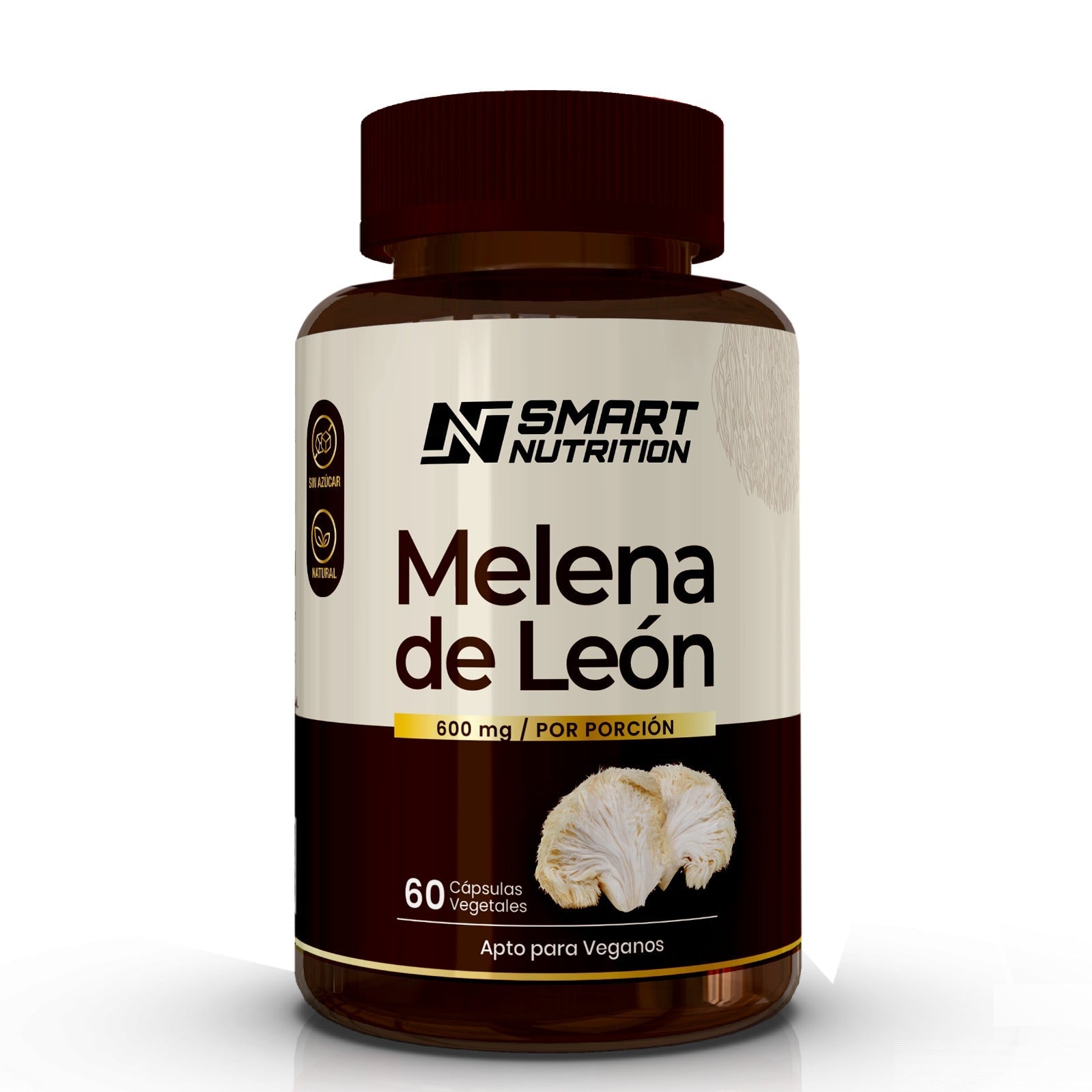 Melena de León 600 mg – 60 Cápsulas Vegetales | Smart Nutrition SmartNutrition