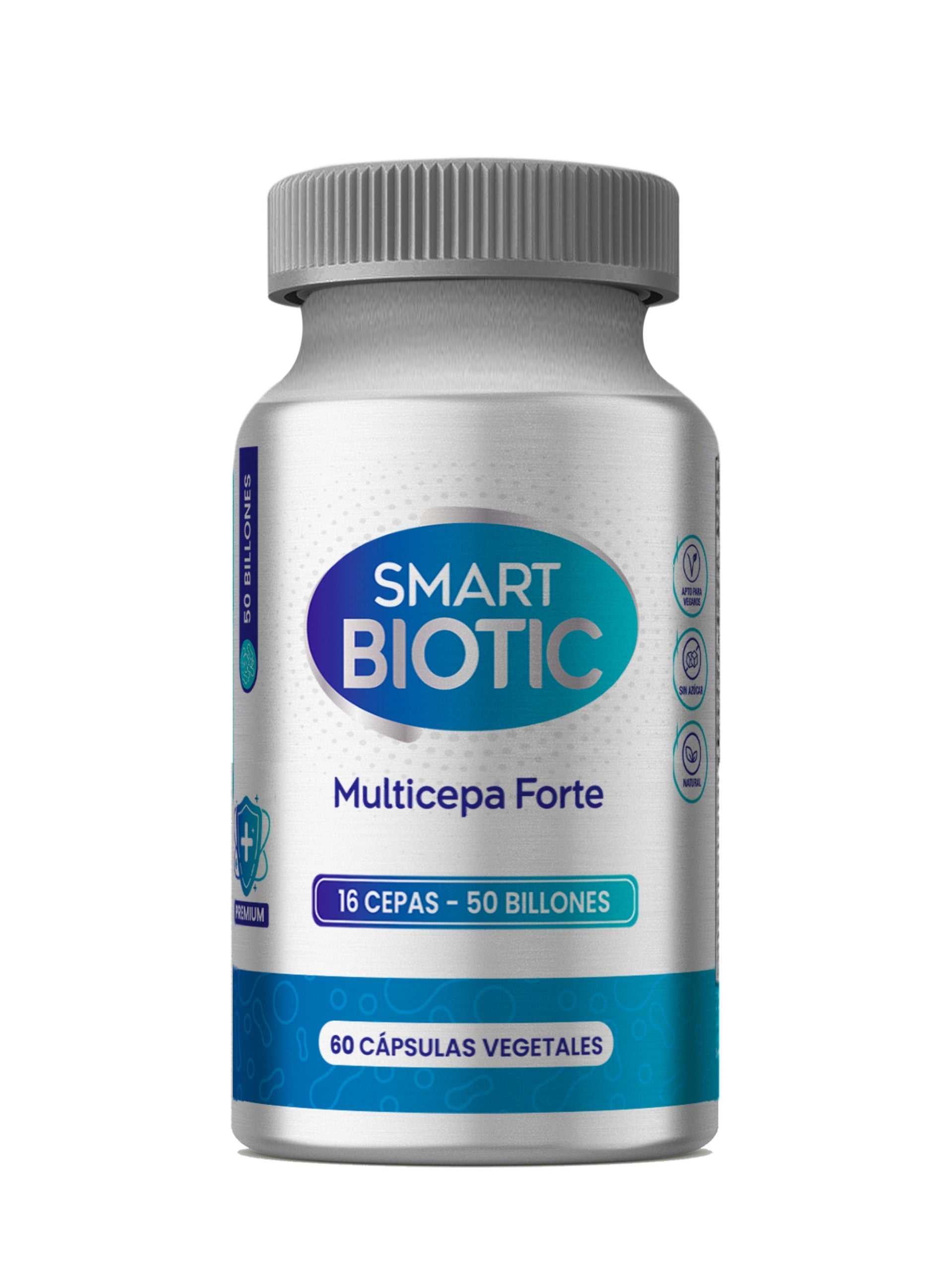 SMART BIOTIC – Multicepa Forte | 16 cepas probióticas – 50 billones UFC SmartNutrition