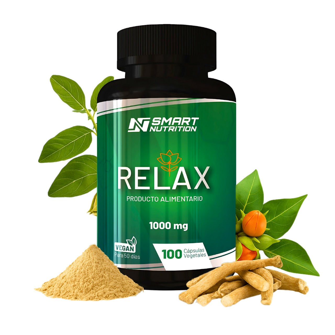 Ashwagandha - 100 Cáps / Relax SmartNutrition