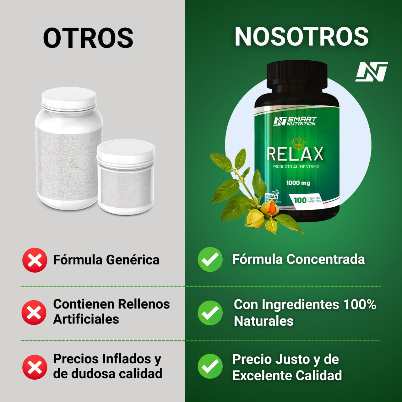 Ashwagandha - 100 Cáps / Relax SmartNutrition