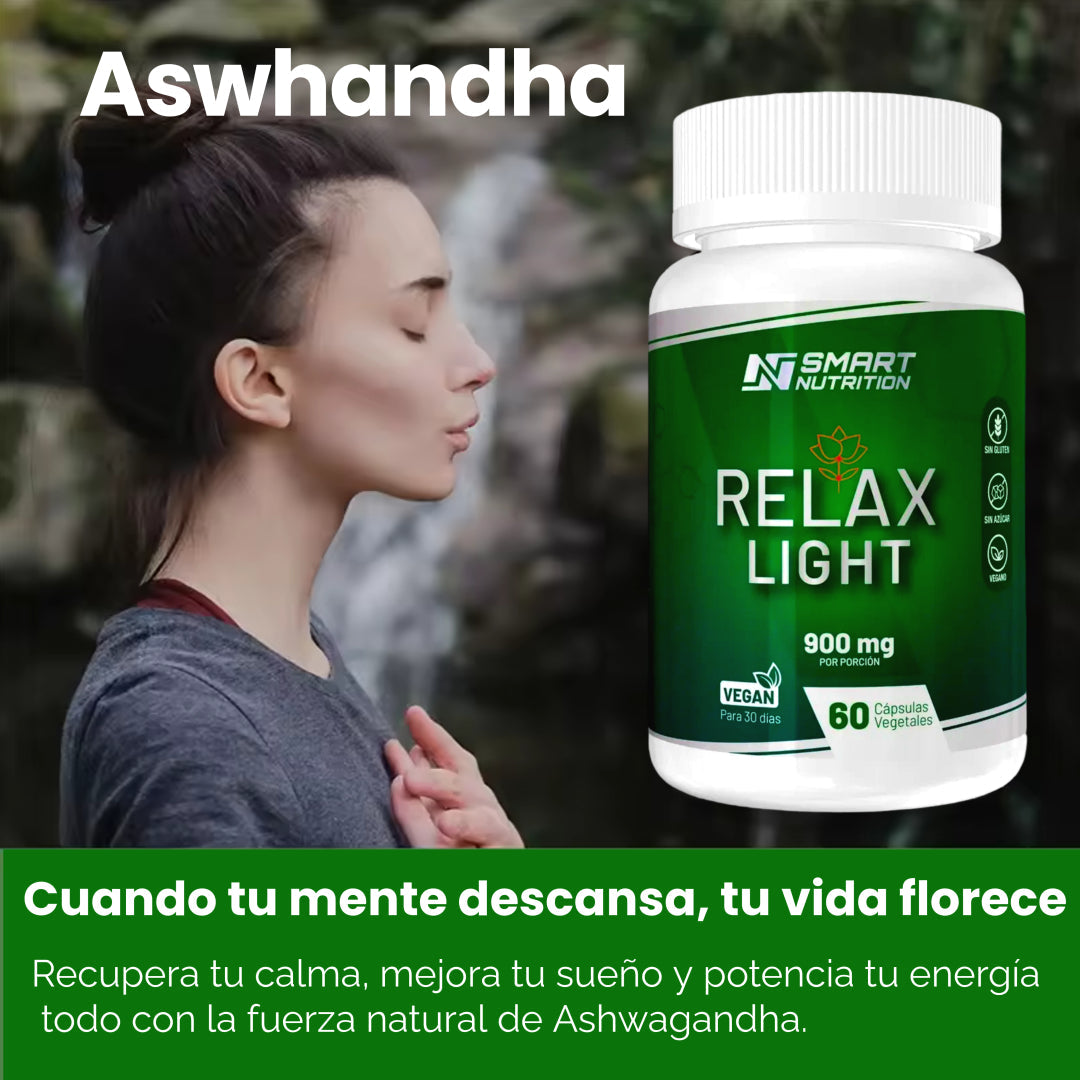 Ashwagandha - 60 Cáps / Relax Ligth SmartNutrition