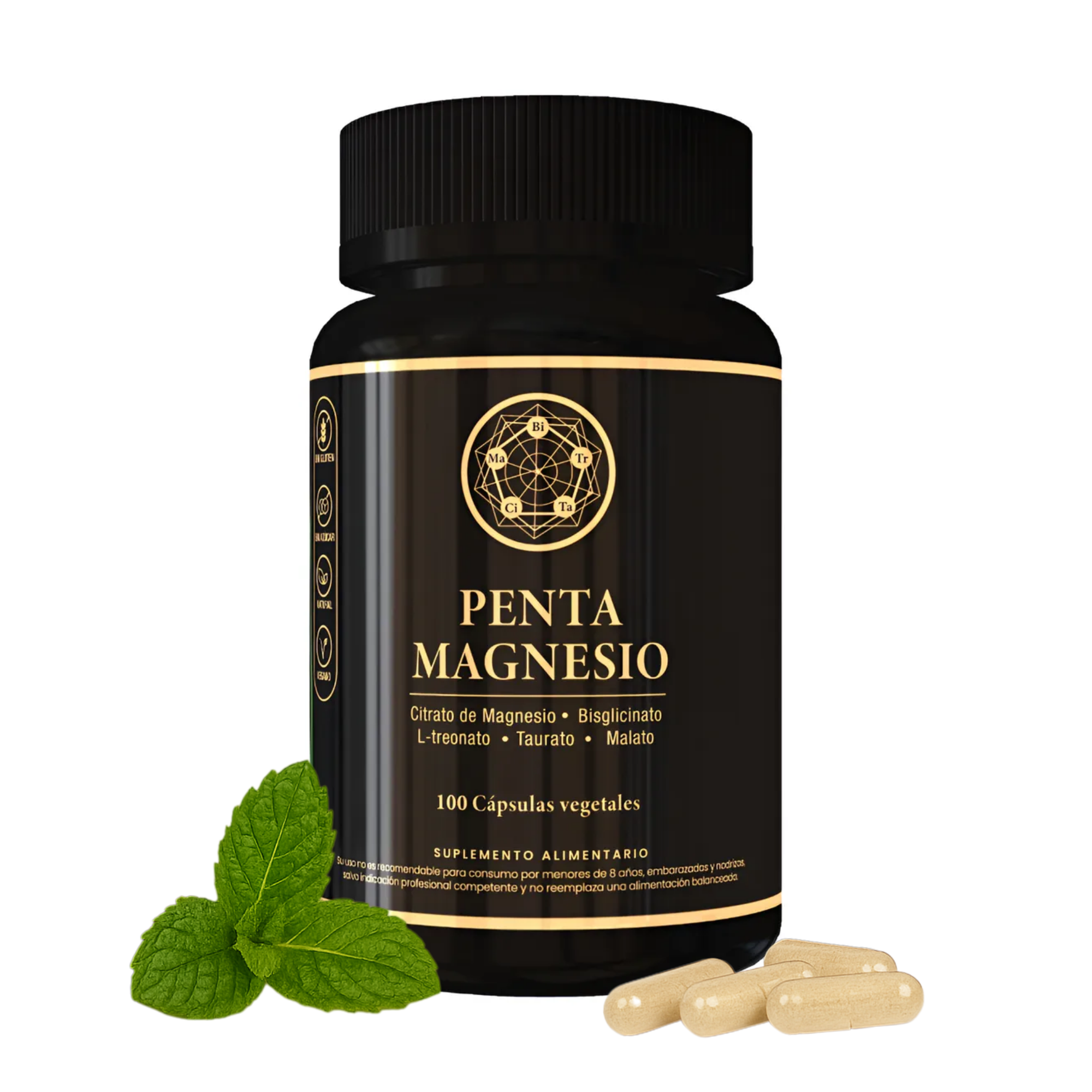 Penta Magnesio 5 Formas – Citrato, Bisglicinato, Treonato, Taurato y Malato | Smart Nutrition Chile SmartNutrition