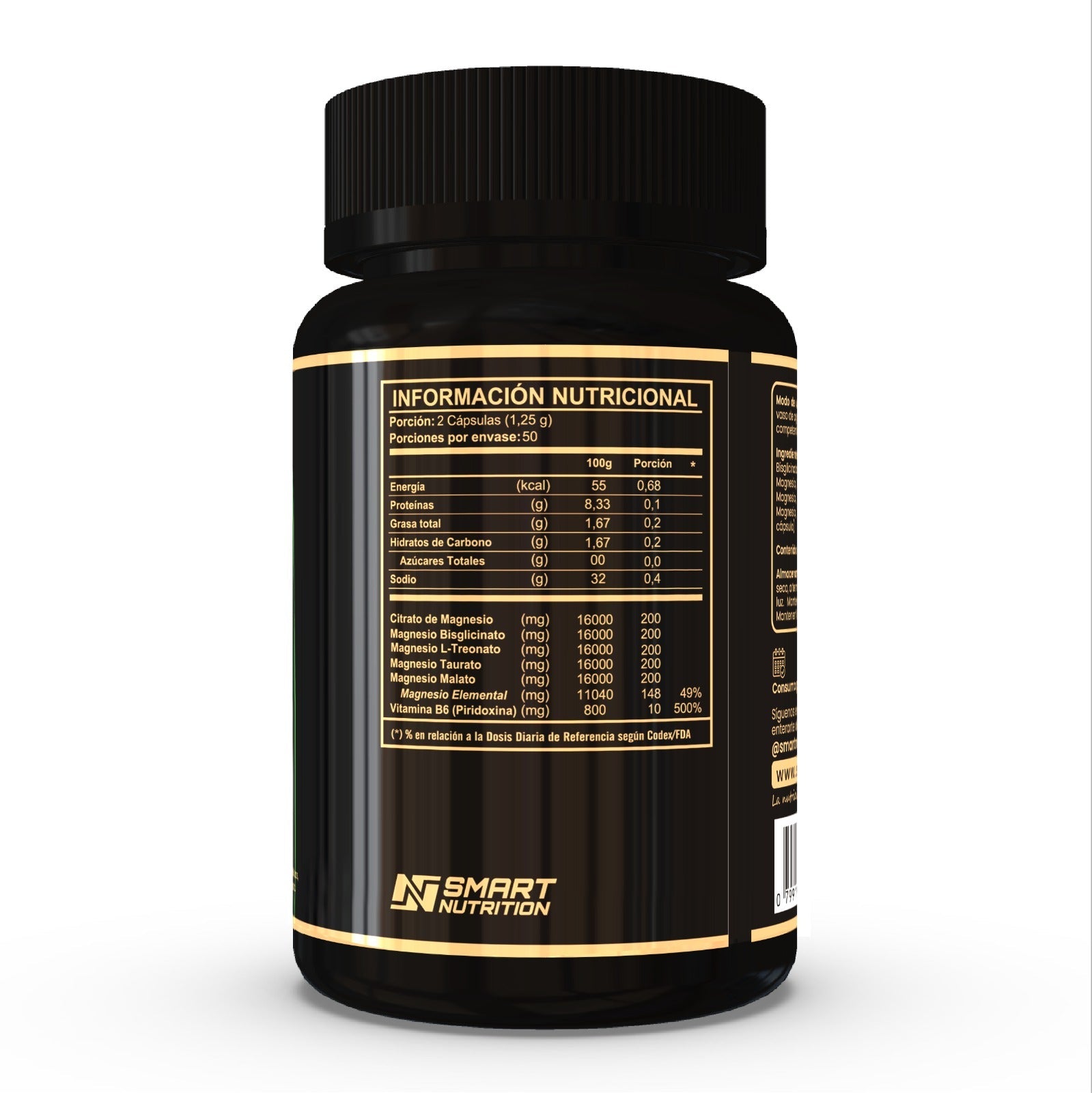 Penta Magnesio 5 Formas – Citrato, Bisglicinato, Treonato, Taurato y Malato | Smart Nutrition Chile SmartNutrition