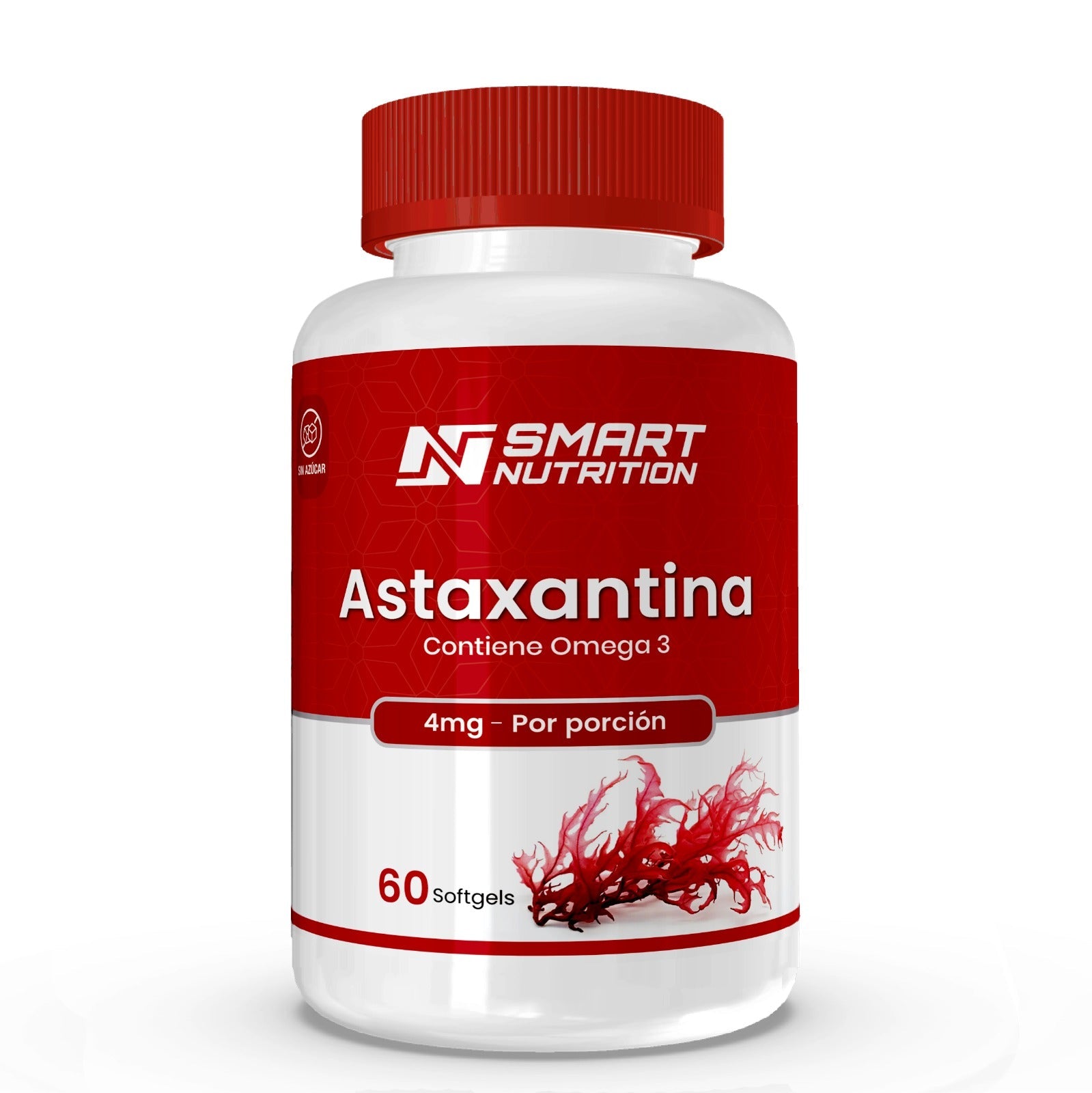 Astaxantina 60 Cápsulas – Antioxidante Natural SmartNutrition