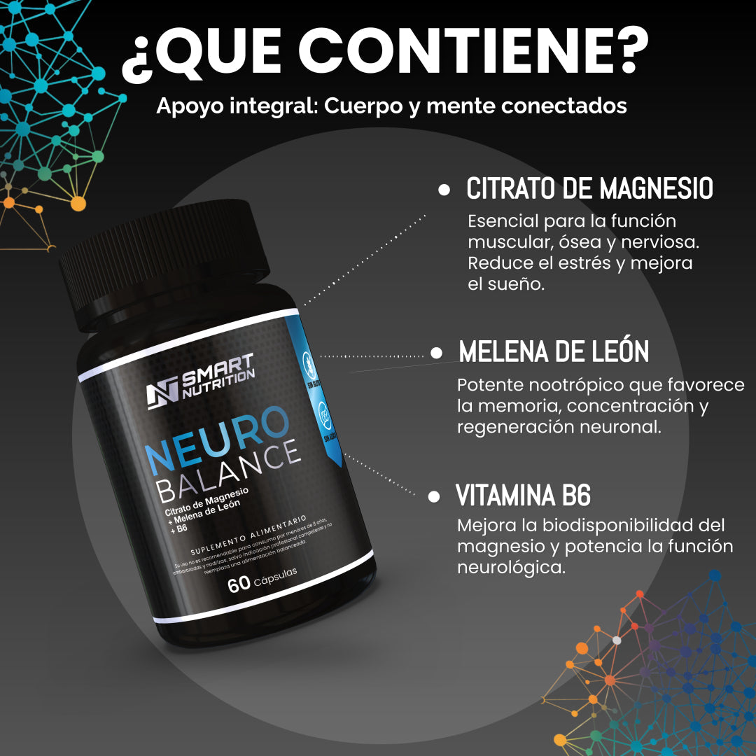 Citrato De Magnesio Melena De Leon B6 500mg 60 Caps SmartNutrition