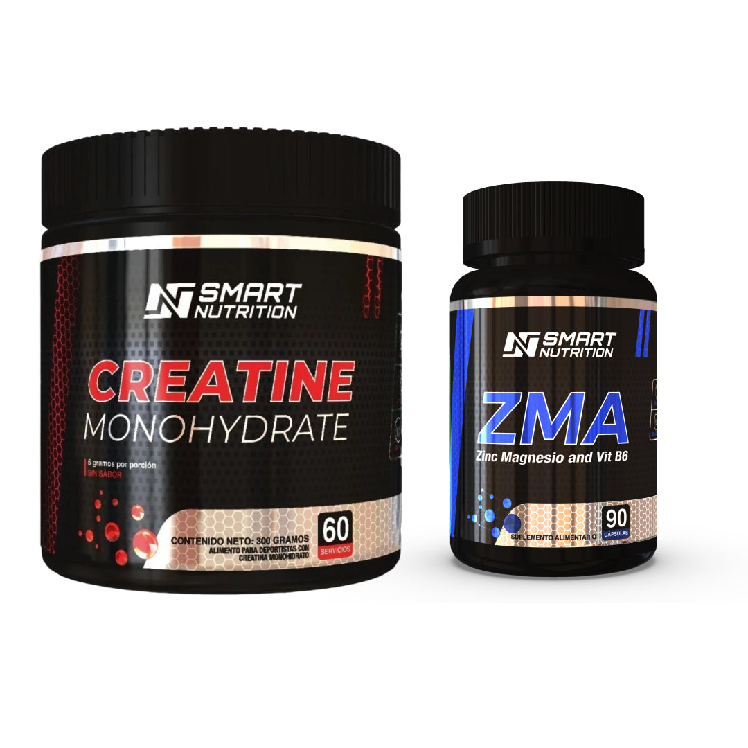 Pack Rendimiento – Creatina + ZMA SmartNutrition