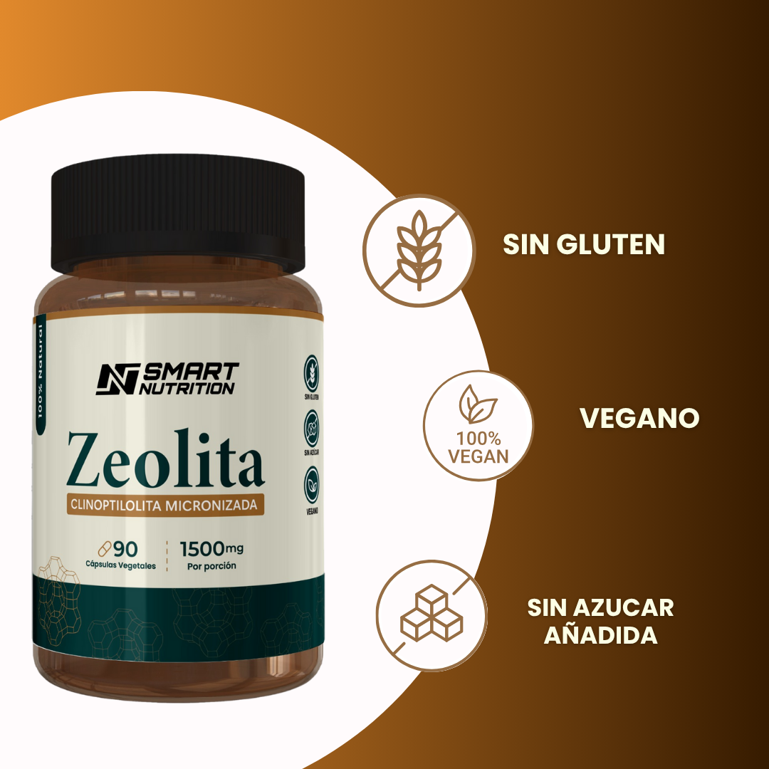 Zeolita Micronizada 1500mg – Detox Natural | Smart Nutrition SmartNutrition