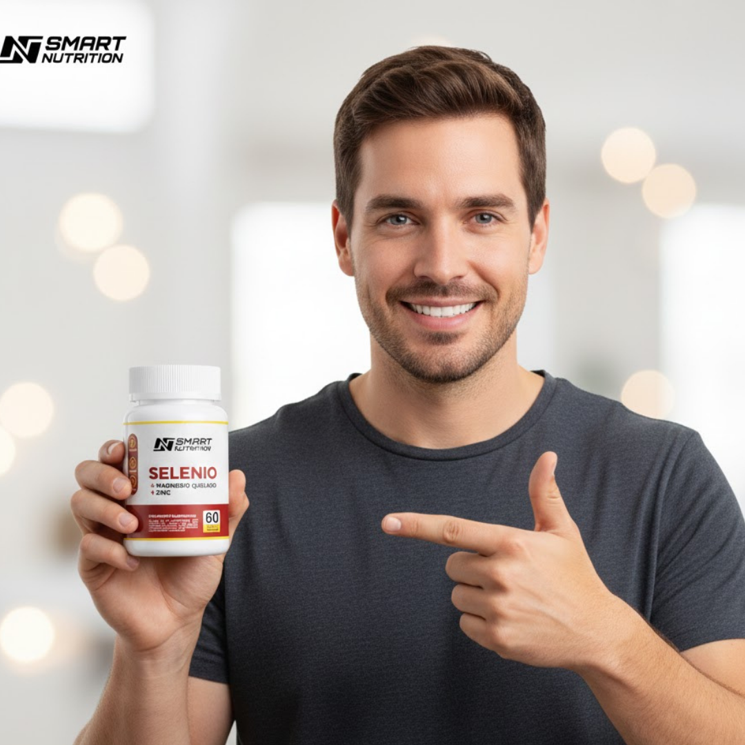 Selenio + Magnesio Quelado + Zinc – 60 Cápsulas Vegetales | Smart Nutrition SmartNutrition