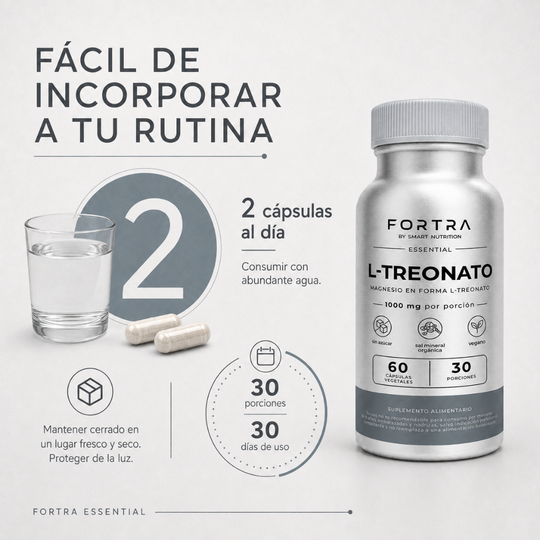 Magnesio L-Treonato SmartNutrition