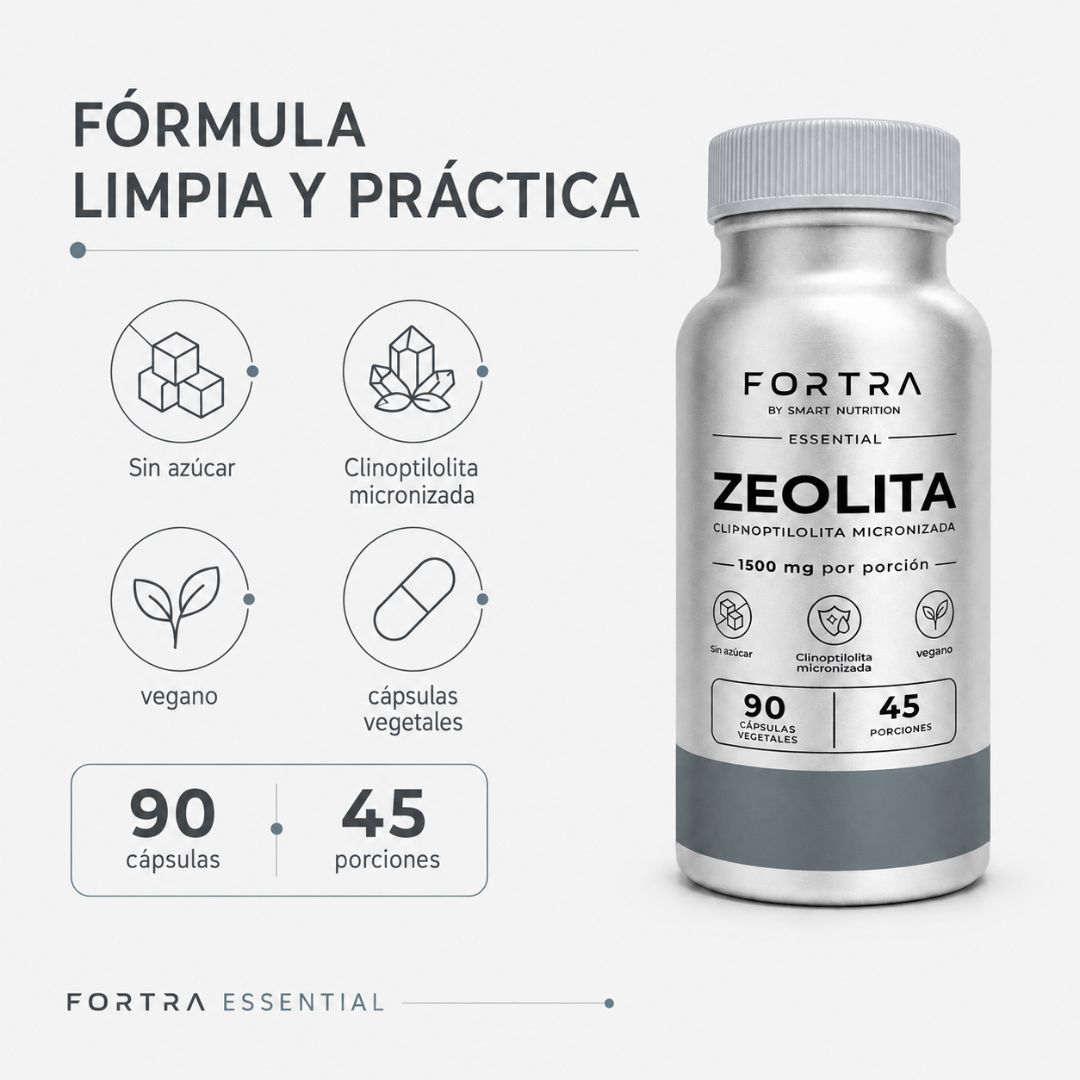 Zeolita Micronizada 1500mg – Alta Pureza SmartNutrition