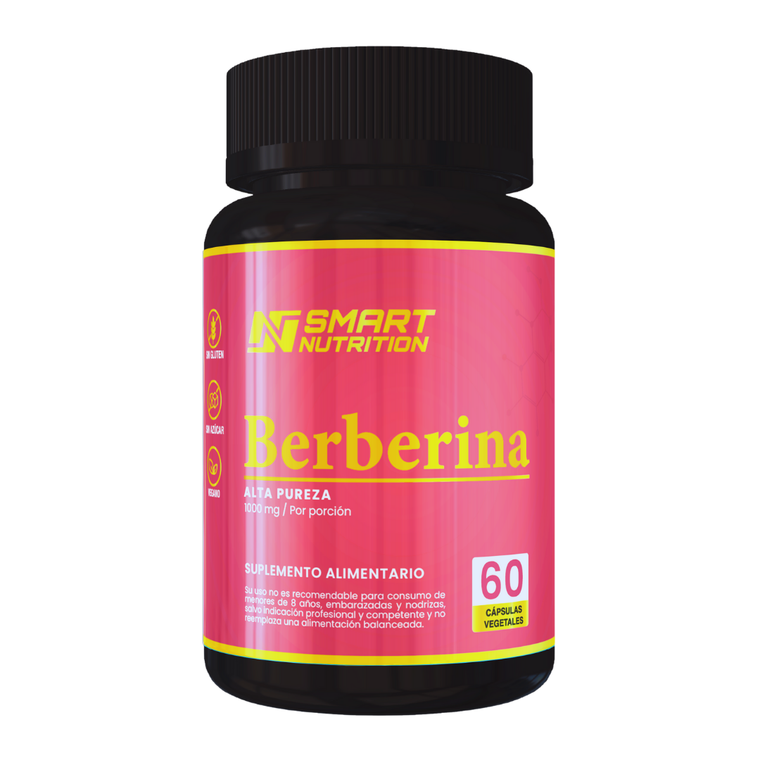 Berberina 1000 mg – Alta Pureza - 60 cáps SmartNutrition