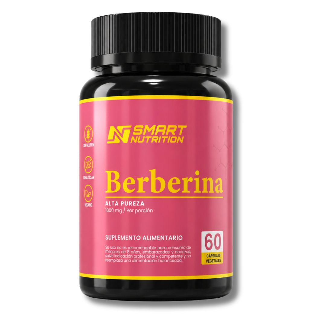 Berberina 1000 mg – Apoyo Metabólico SmartNutrition