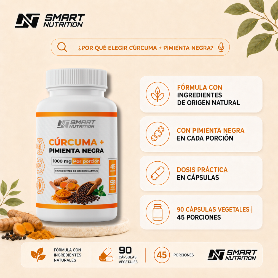 Cúrcuma + Pimienta Negra SmartNutrition