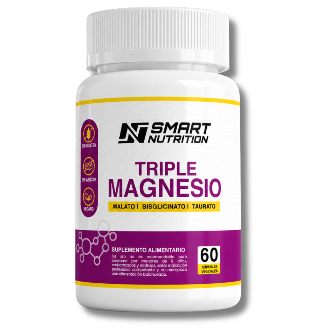 Triple Magnesio(Malato, Bisglicinato, Taurato) SmartNutrition