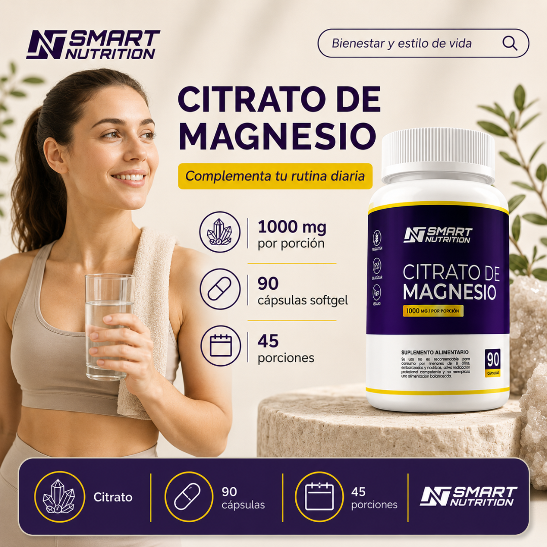 Citrato de Magnesio SmartNutrition