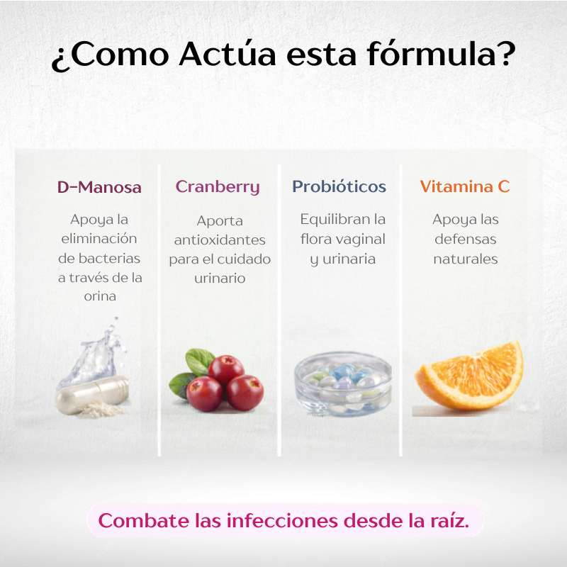 D-manosa + Cranberry + Probióticos + Vitamina C SmartNutrition
