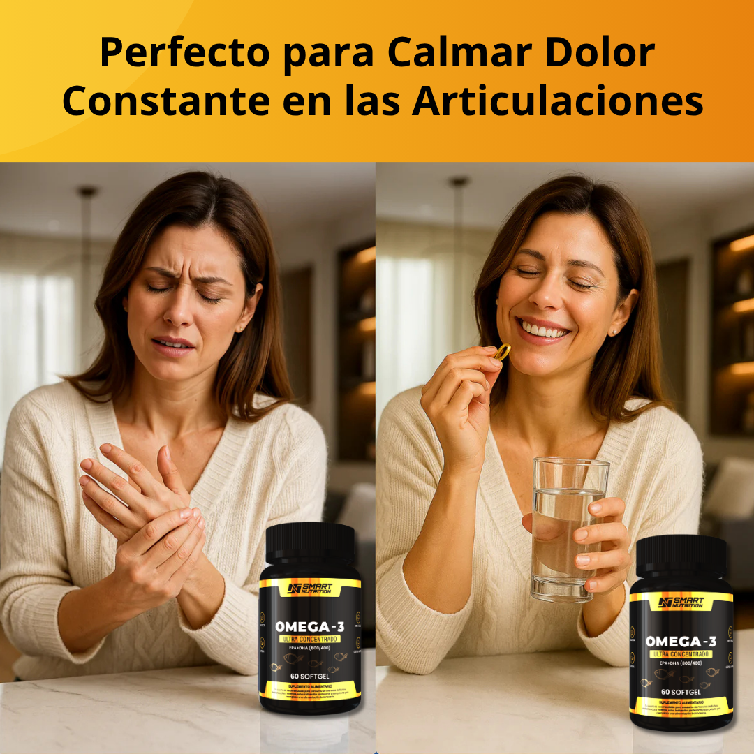 Omega-3 Ultra Concentrado EPA+DHA (800/400) – 60 Softgel SmartNutrition