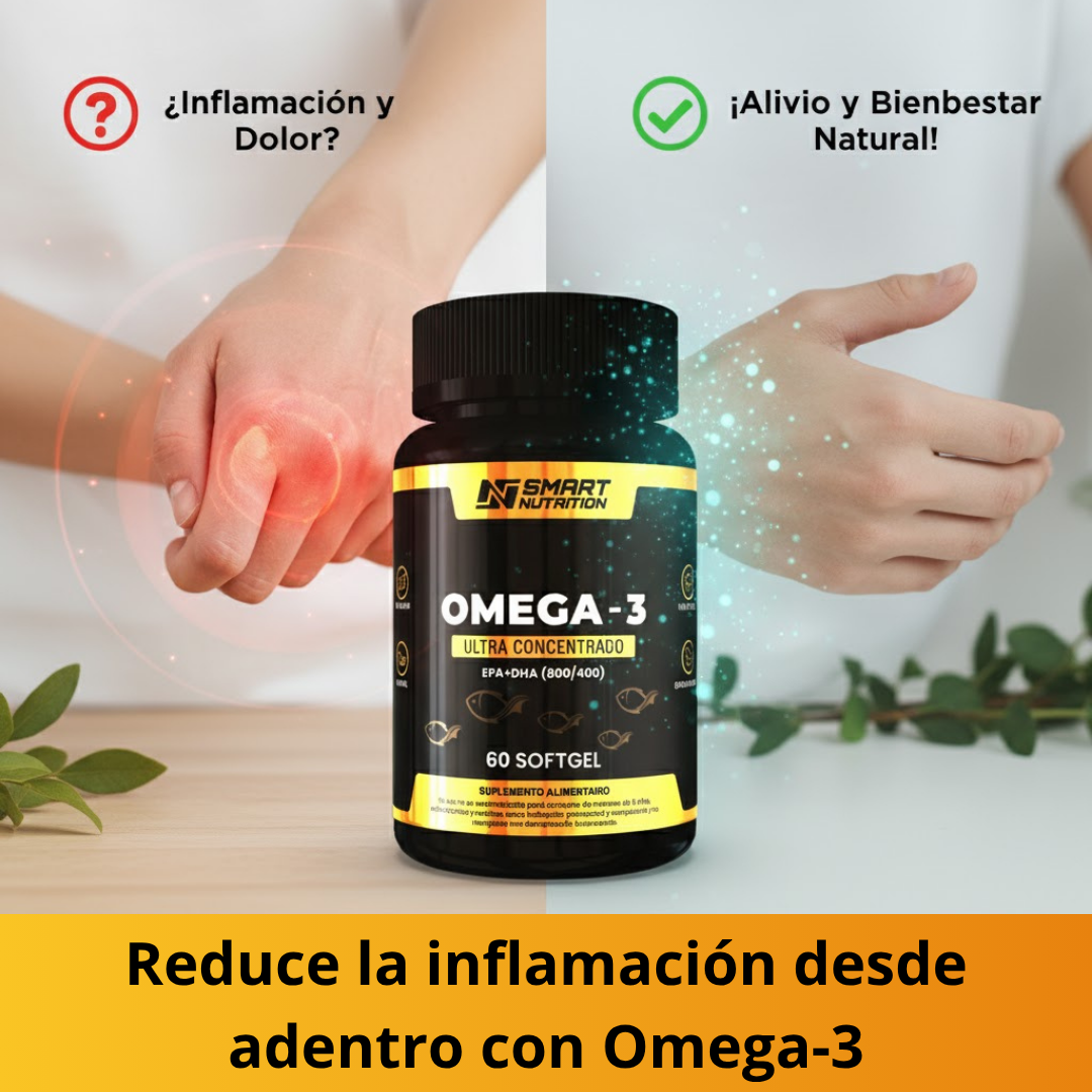 Omega-3 Ultra Concentrado EPA+DHA (800/400) – 60 Softgel SmartNutrition