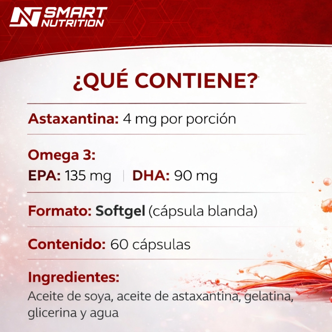 Astaxantina – Antioxidante Natural SmartNutrition