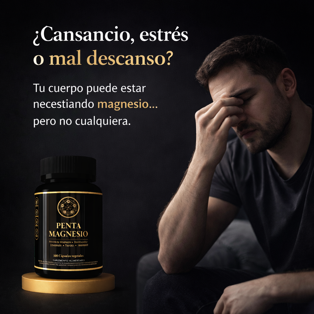 Penta Magnesio 5 Formas – Citrato, Bisglicinato, Treonato, Taurato y Malato SmartNutrition