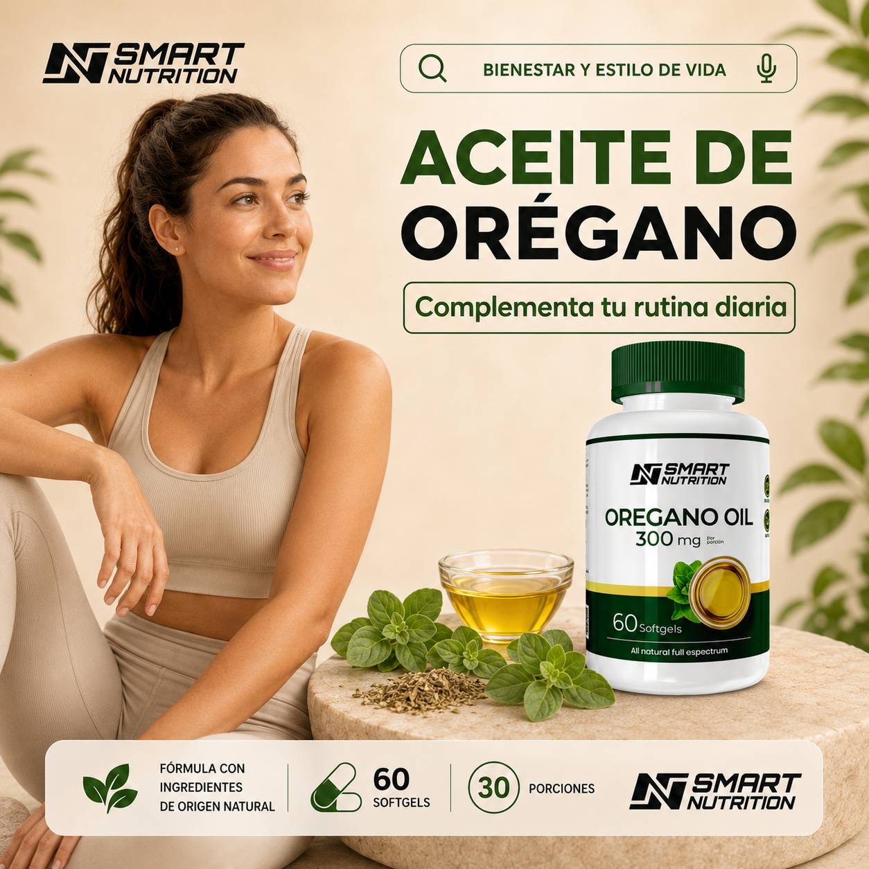 Aceite de Orégano SmartNutrition