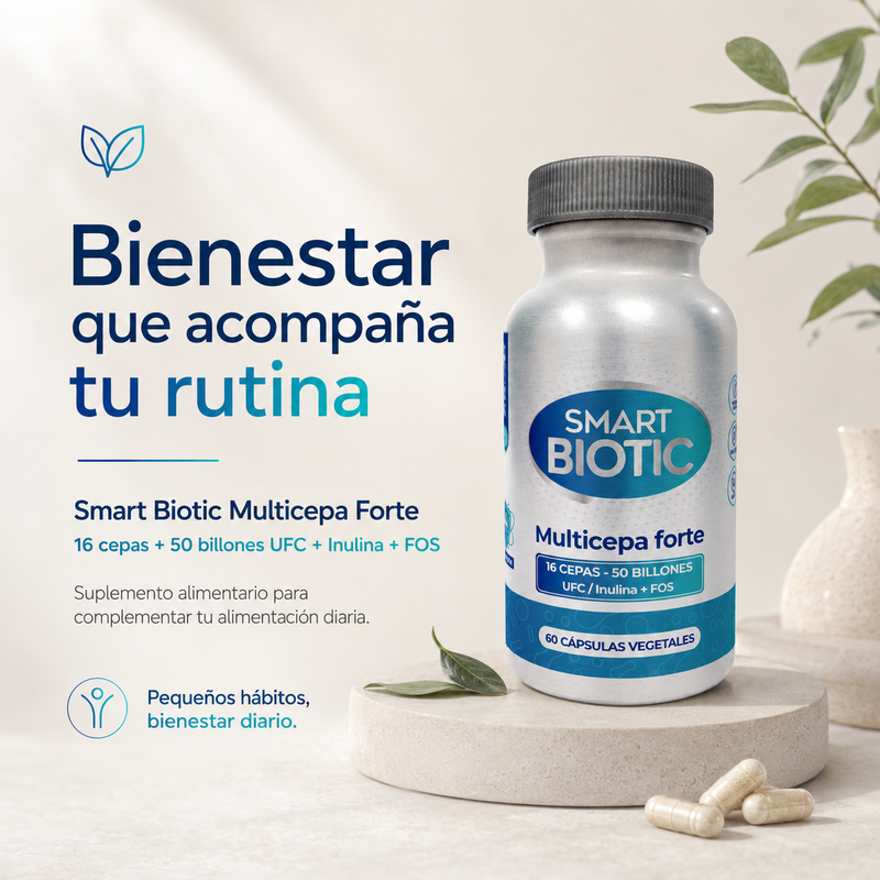 Probióticos Premium, 16 cepas probióticas – 50 billones UFC