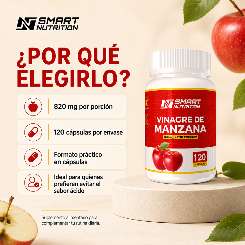 Vinagre de Manzana 820 mg