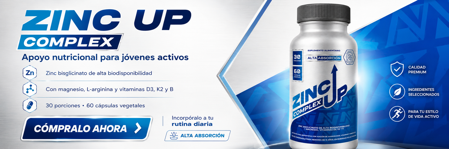 Pack x2 Zinc Up Complex – Apoyo Nutricional de Alta Biodisponibilidad