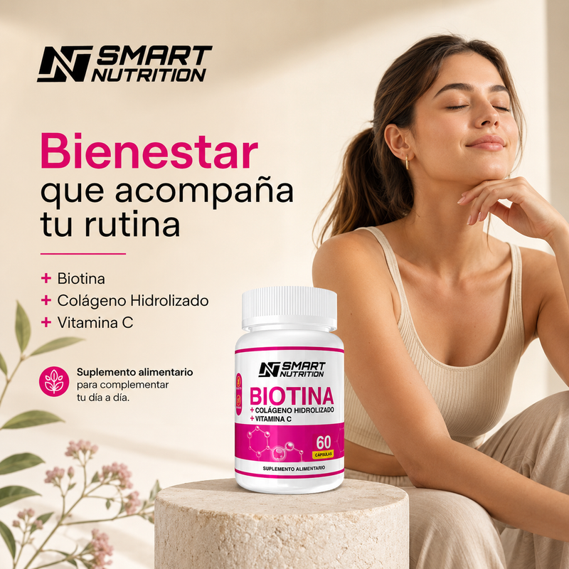 Biotina + Colágeno Hidrolizado + Vitamina C