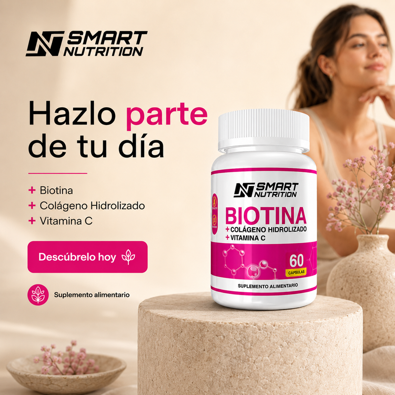 Biotina + Colágeno Hidrolizado + Vitamina C
