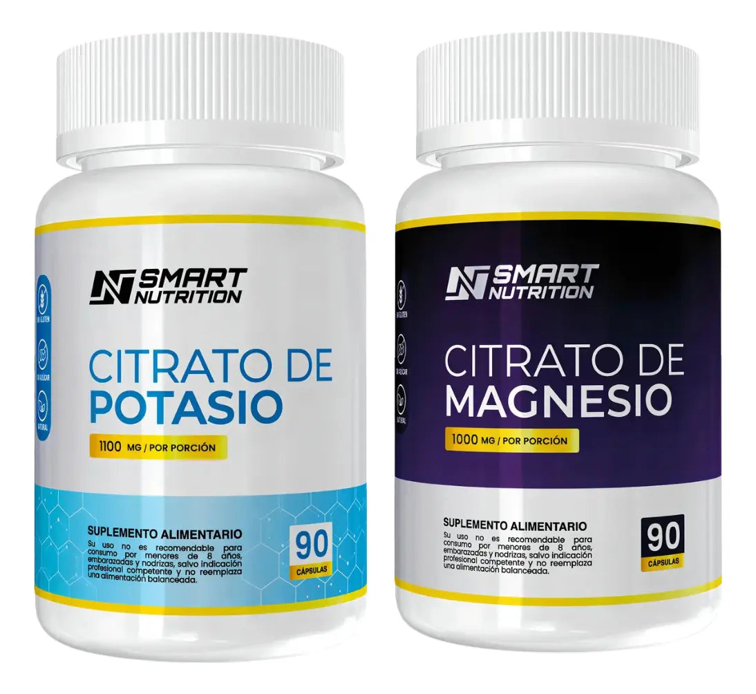 Citrato de Magnecio + Citrato de Potació SmartNutrition