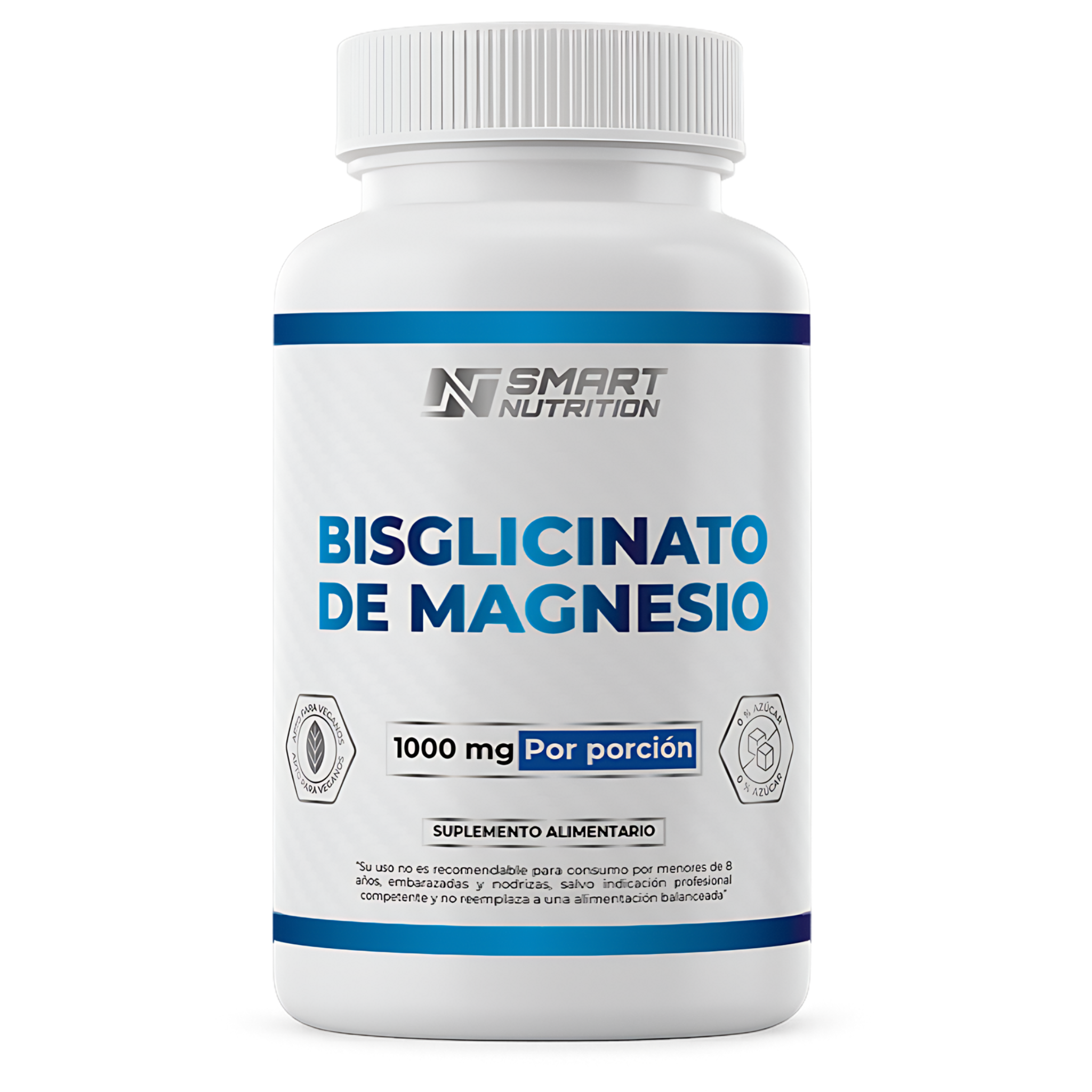 Bisglicinato de Magnesio 1000 mg  – Alta Biodisponibilidad SmartNutrition