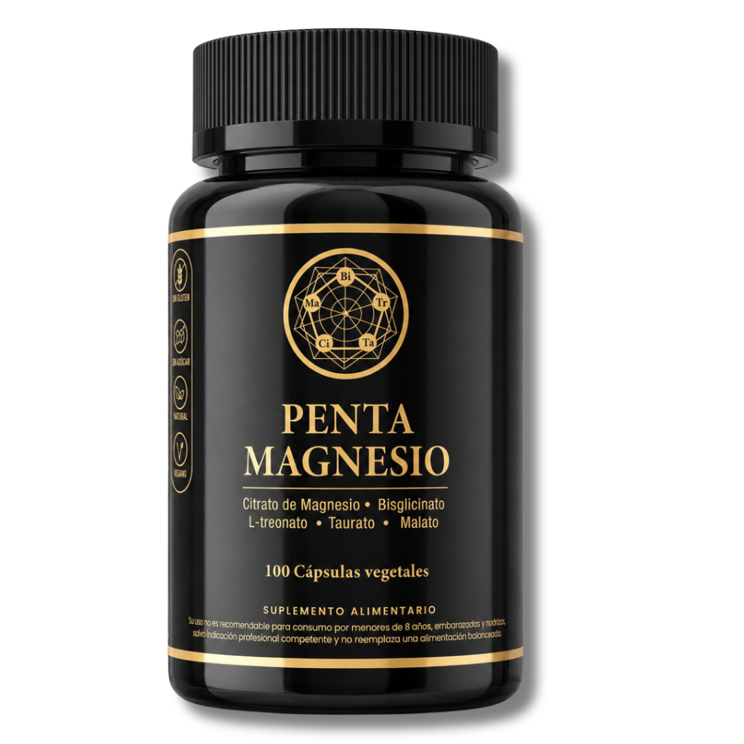 Penta Magnesio 5 Formas – Citrato, Bisglicinato, Treonato, Taurato y Malato SmartNutrition