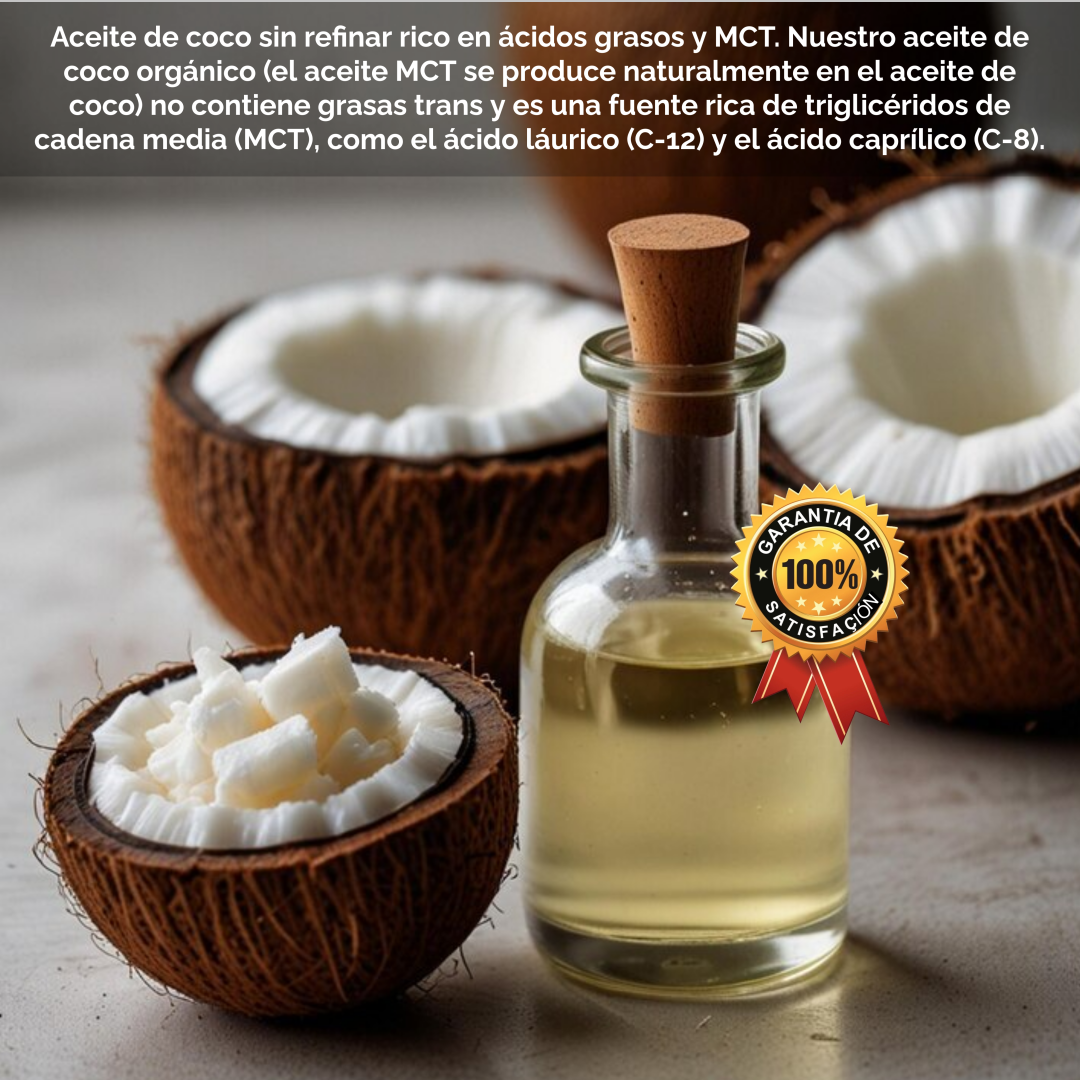Aceite De Coco Extra Virgen 500mg 60 - Capsulas Softgel SmartNutrition